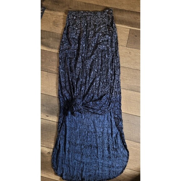 Gimmicks BKE Blue Ombre Button Tie Skirt Size S - Picture 2 of 7
